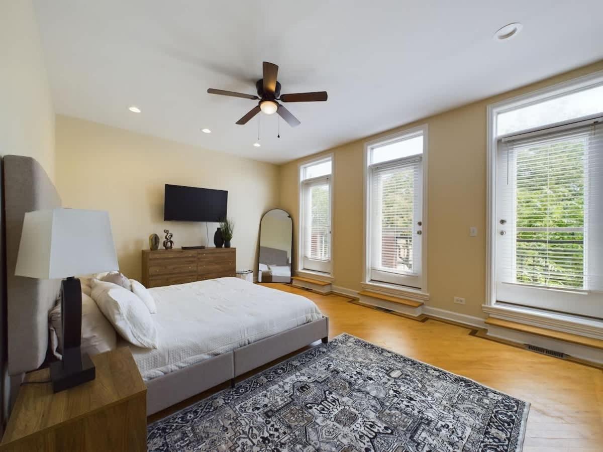 Luxe 4Br With Hot Tub & Game Room Chicago Zewnętrze zdjęcie